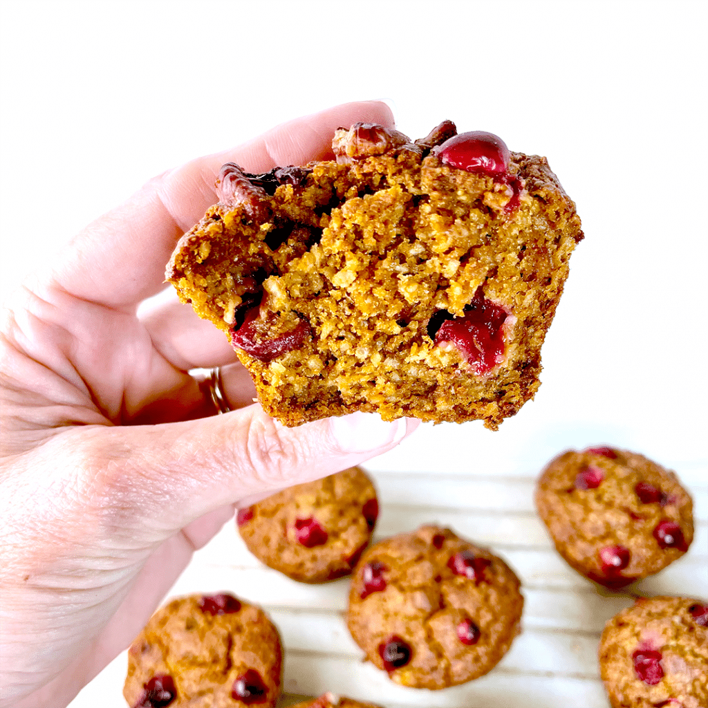 cranberry muffin close up