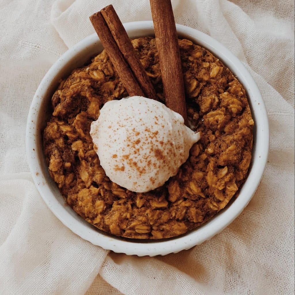 Easy Healthy Breakfast Ideas:  Cinnamon Banana Gluten-Free Baked Oatmeal